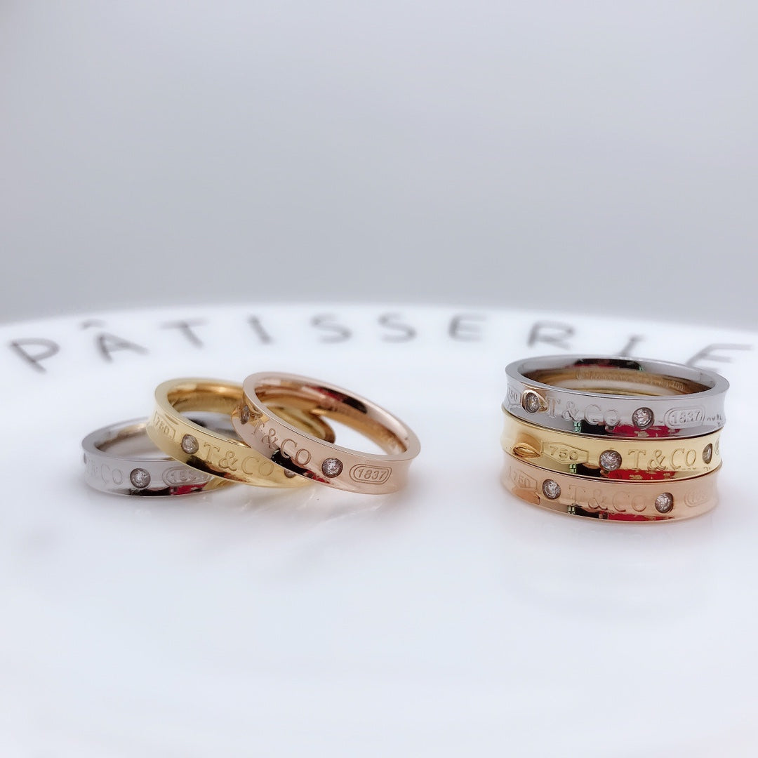 [Eterna Jewels]DOUBLE DIAMOND RING