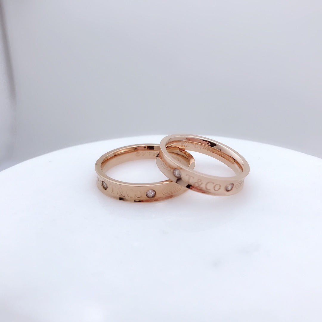 [Eterna Jewels]DOUBLE DIAMOND RING