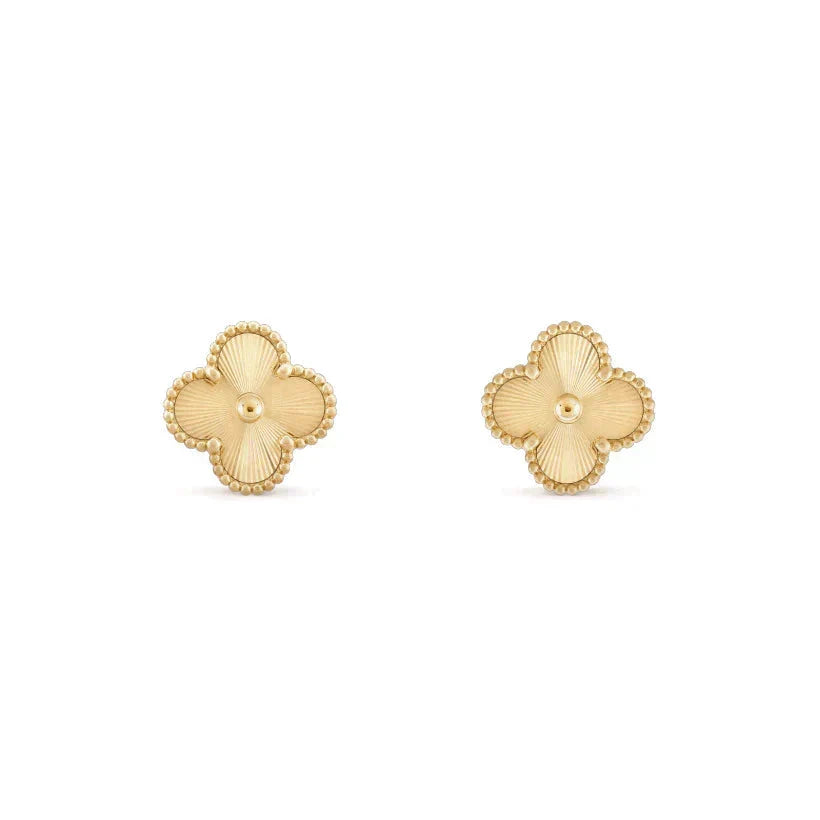 [Eterna Jewels]CLOVER MEDIUM 1 MOTIFS LASER EARRINGS